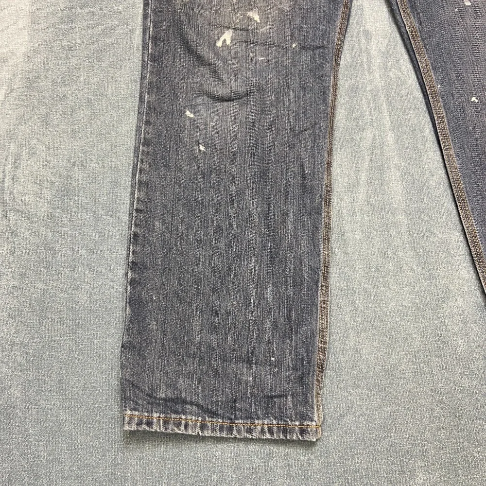 Vintage Carhartt Jeans Mens 38x30 Blue Denim Everyday Wear Relaxed Fit Wide Leg